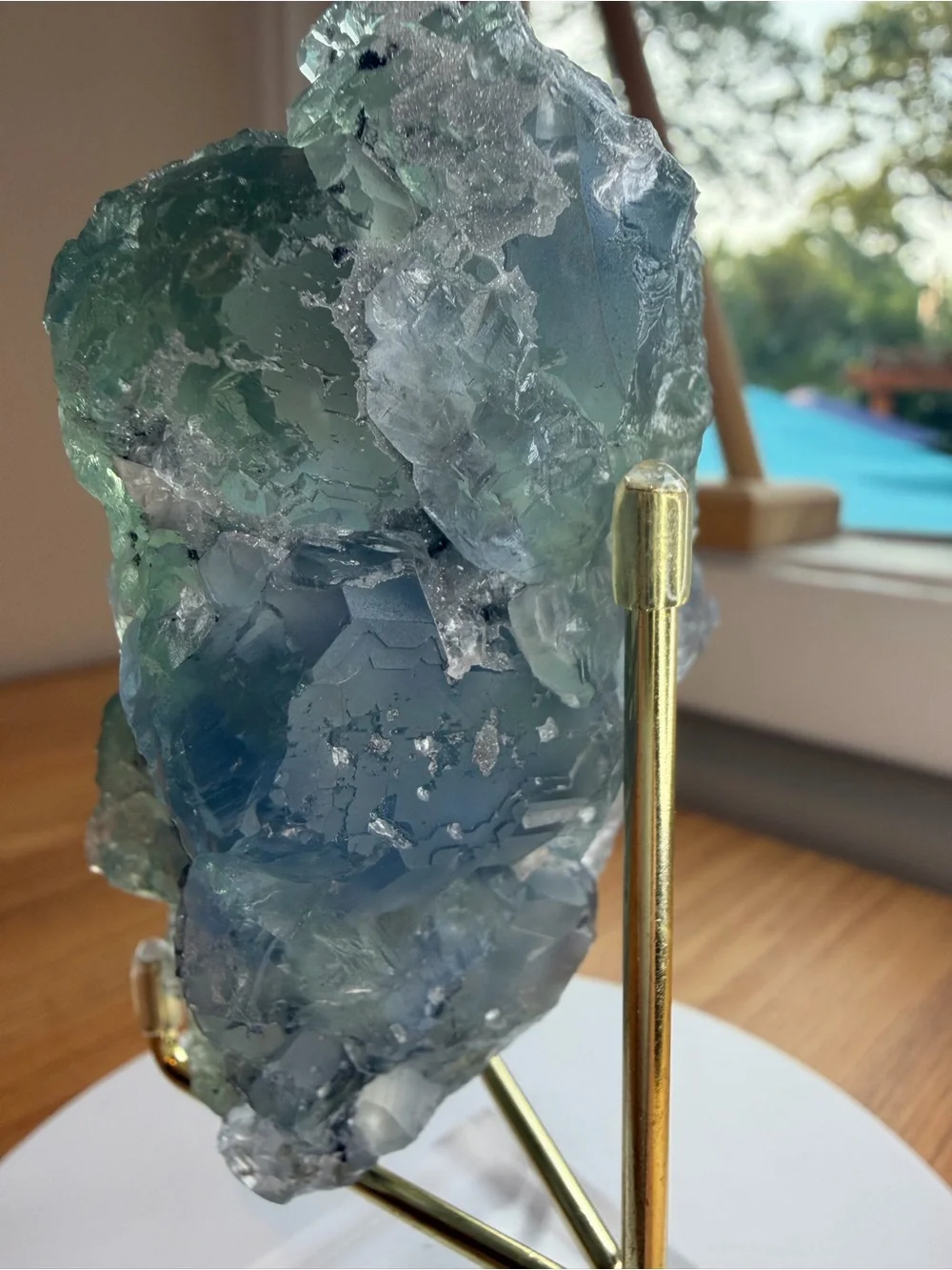 Natural Blue Green Fluorite Crystal Specimen – Fujian Province, China